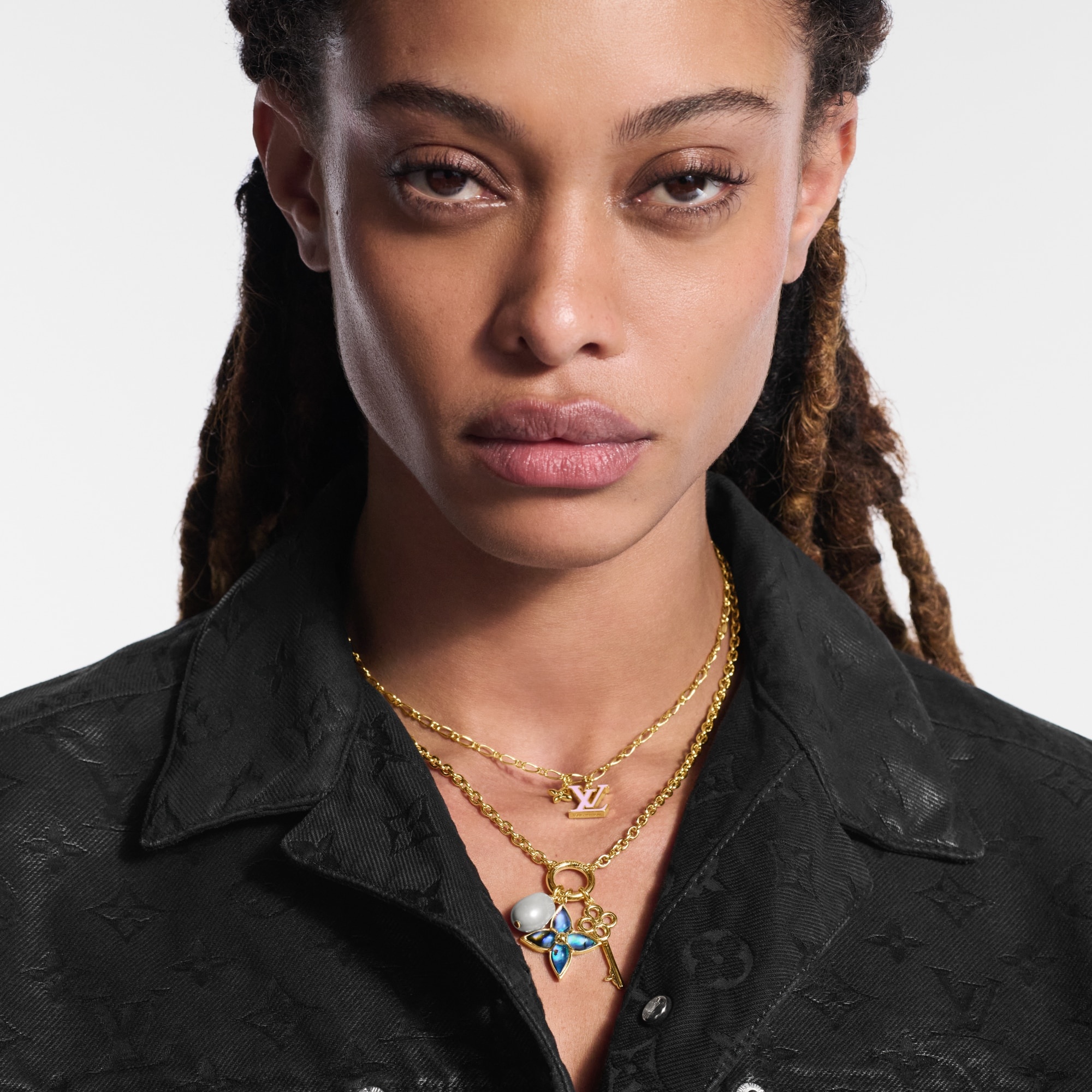 LV Layer Color Necklace - 3