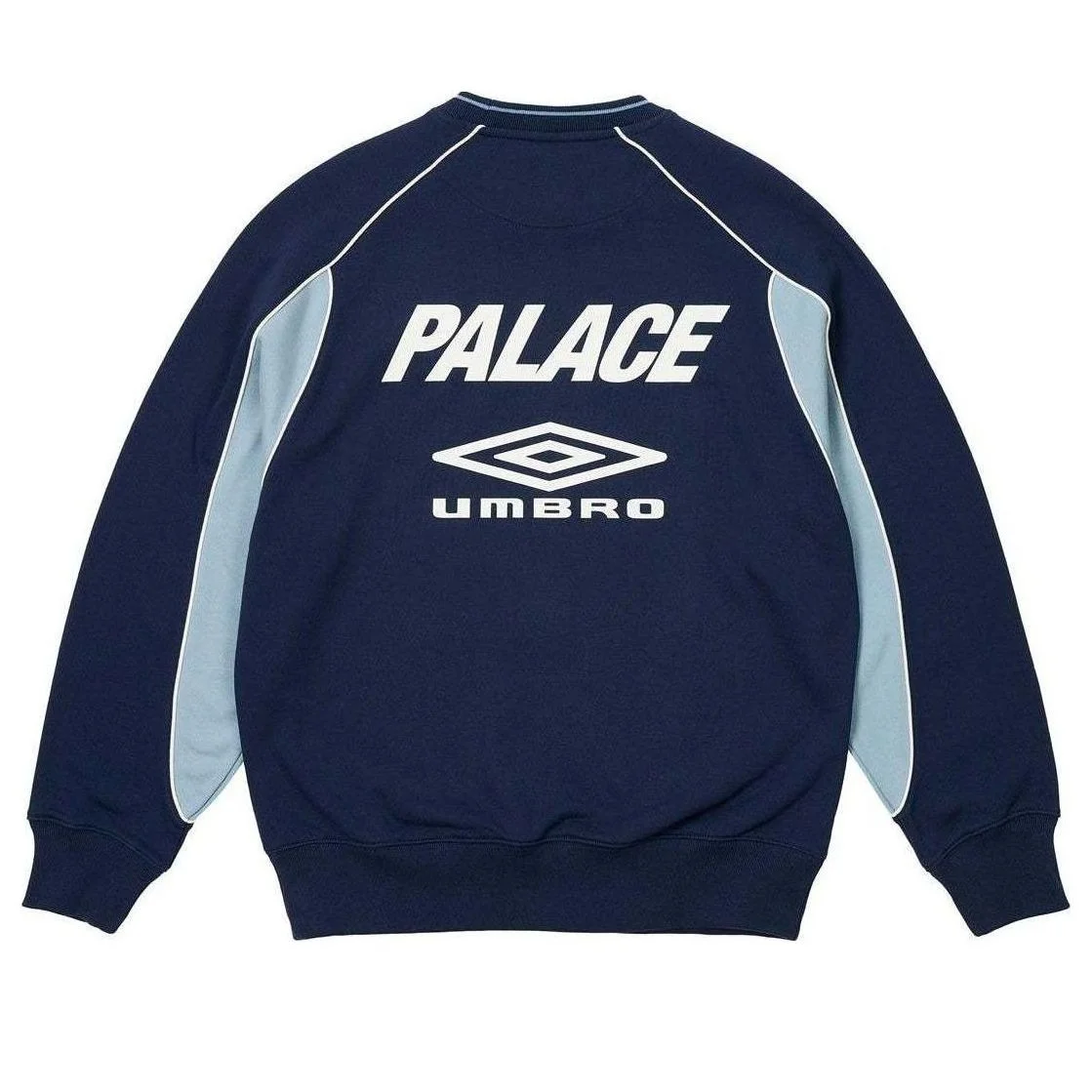 Palace x Umbro Warm Up Crewneck Sweatshirt 'Blue' P26UMCS132 - 1