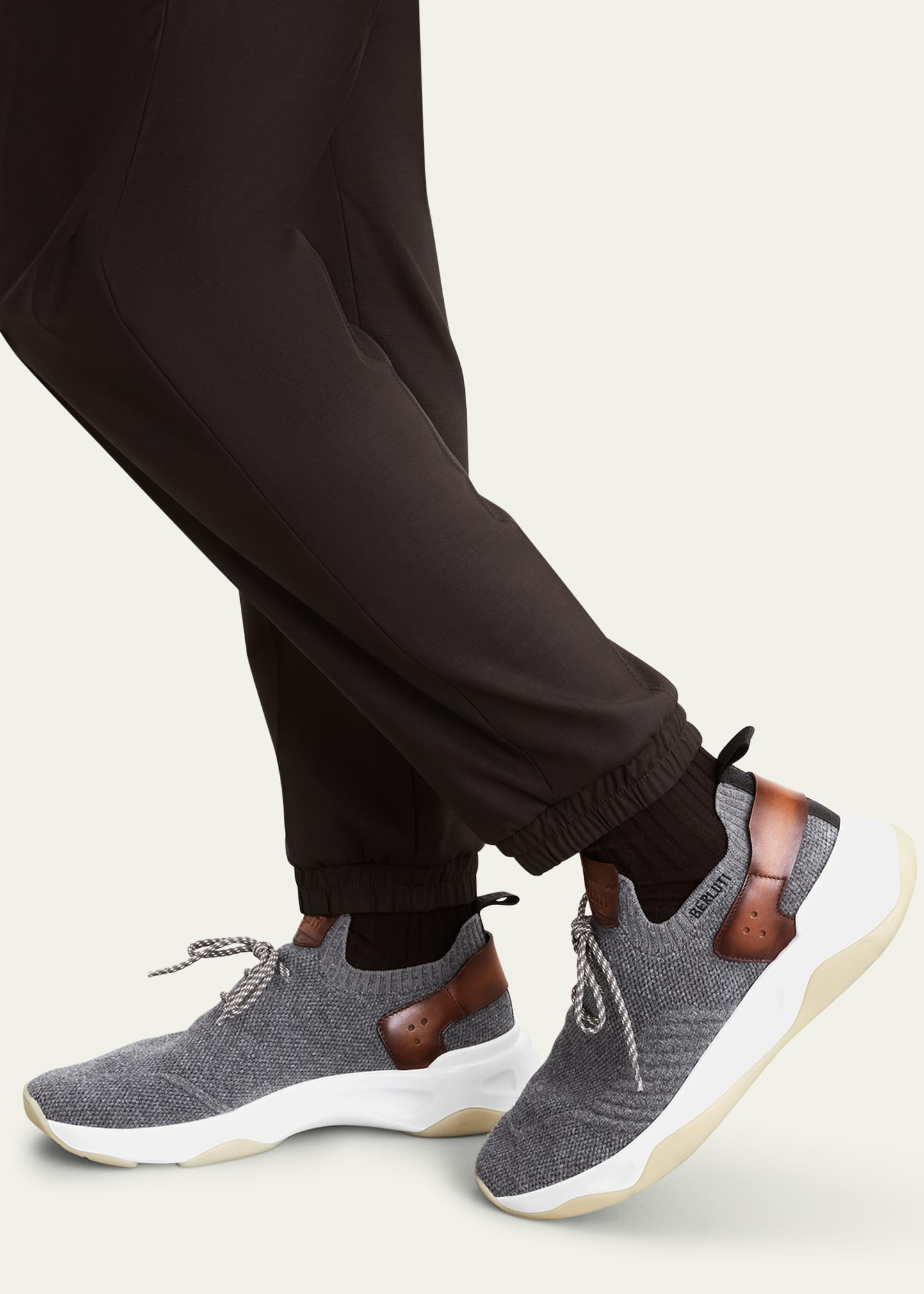 Men's Cashmere-Knit Runner Sneakers - 2