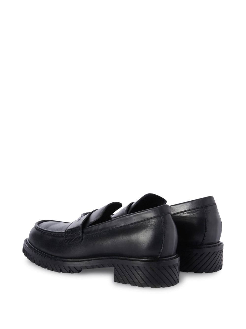 Off White Men Loafer With Logo - 4