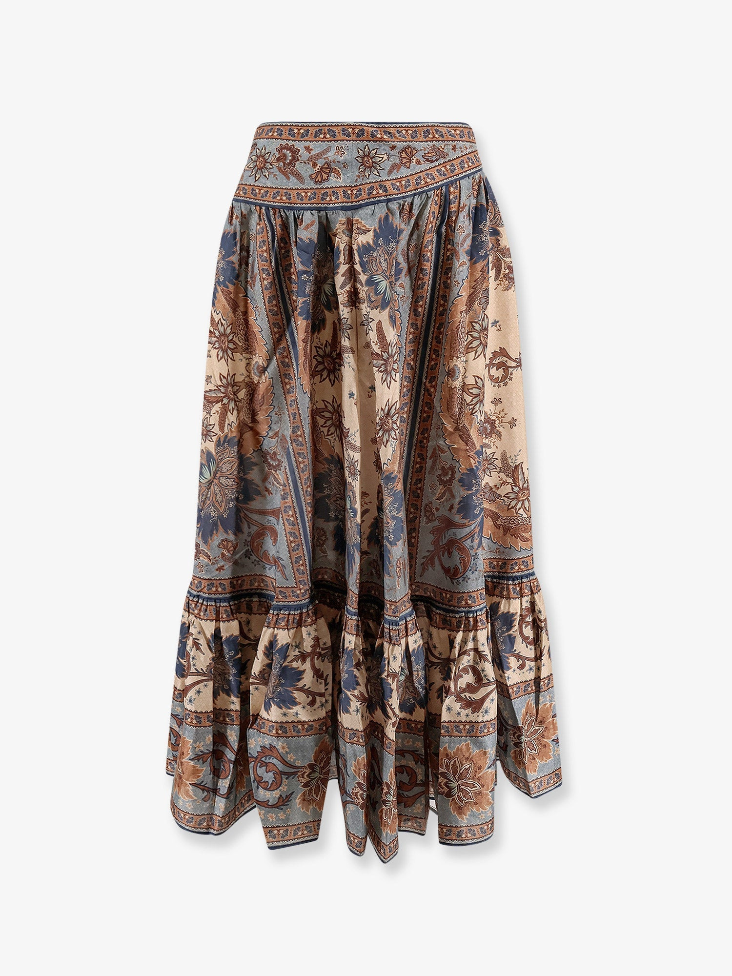 Zimmermann Ascension Tiered Midi Skirt - 1