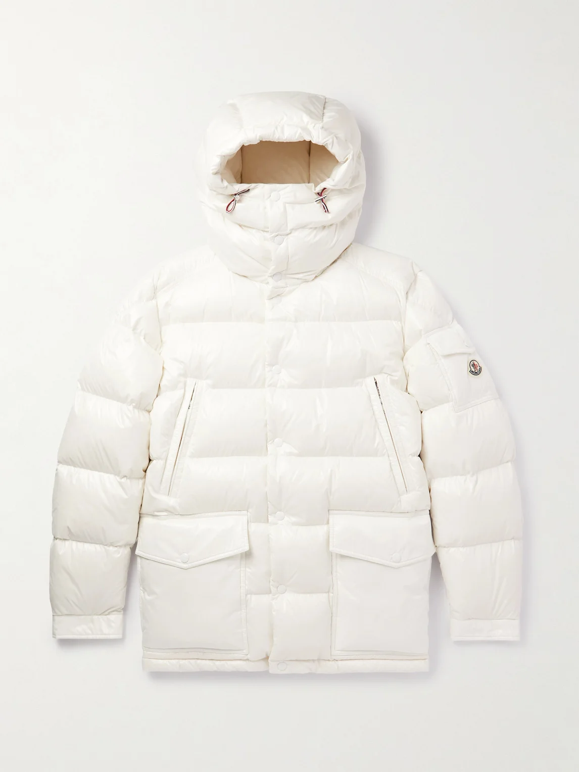 Chiablese Quilted Glossed-Shell Hooded Down Jacket - 1