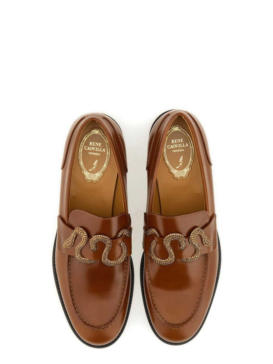 Rene Caovilla Women Leather Loafer - 6