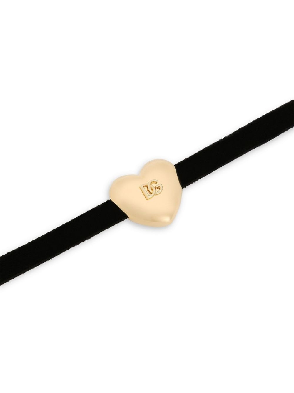 DG heart velvet bracelet - 3