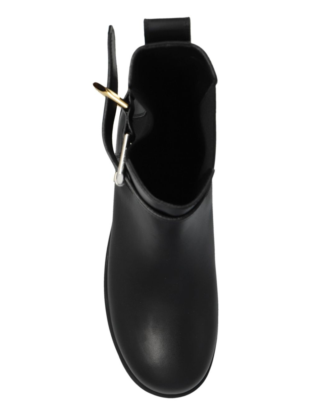buckled leather boots - 6