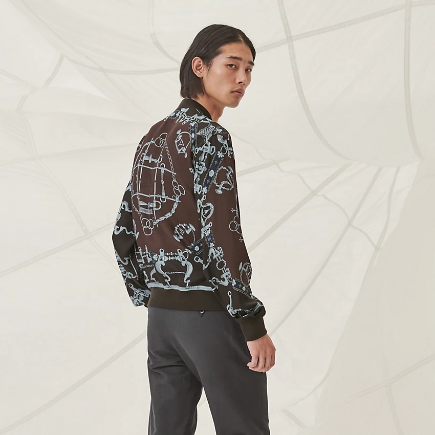 "Mors et Gourmettes Soie" shirt jacket - 2