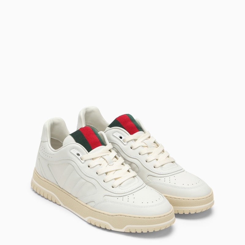 Gucci Re-Web Sneaker White Leather Women - 2
