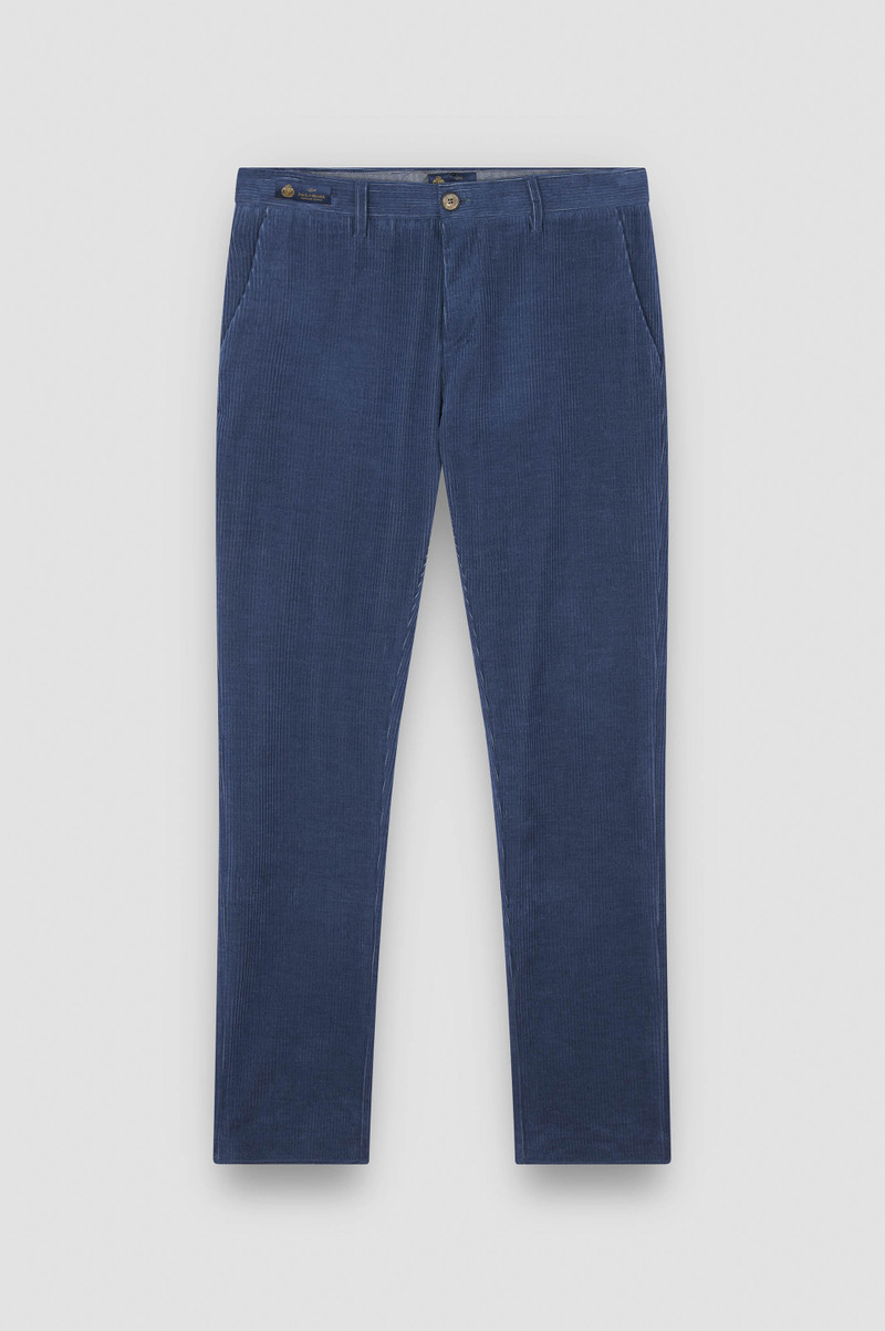COTTON VELVET AND CASHMERE CHINO PANTS 1