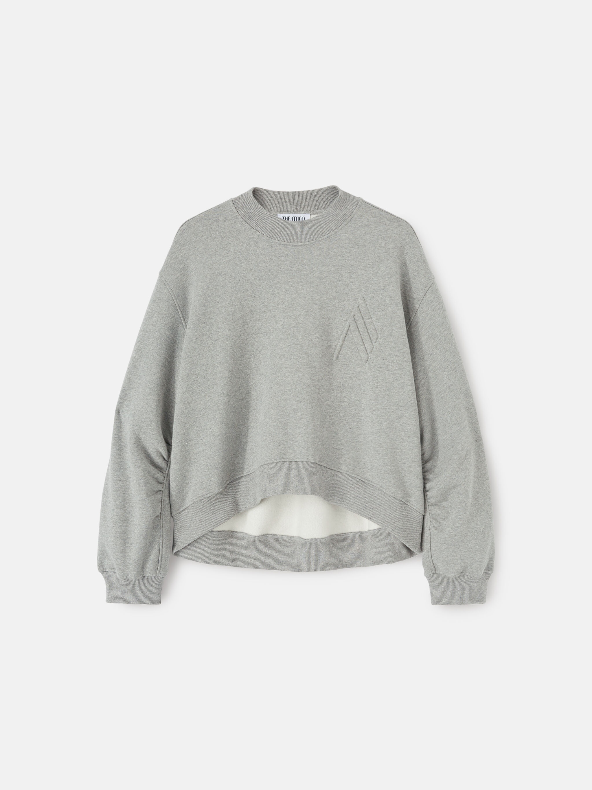 MELANGE GREY SWEATSHIRT - 1