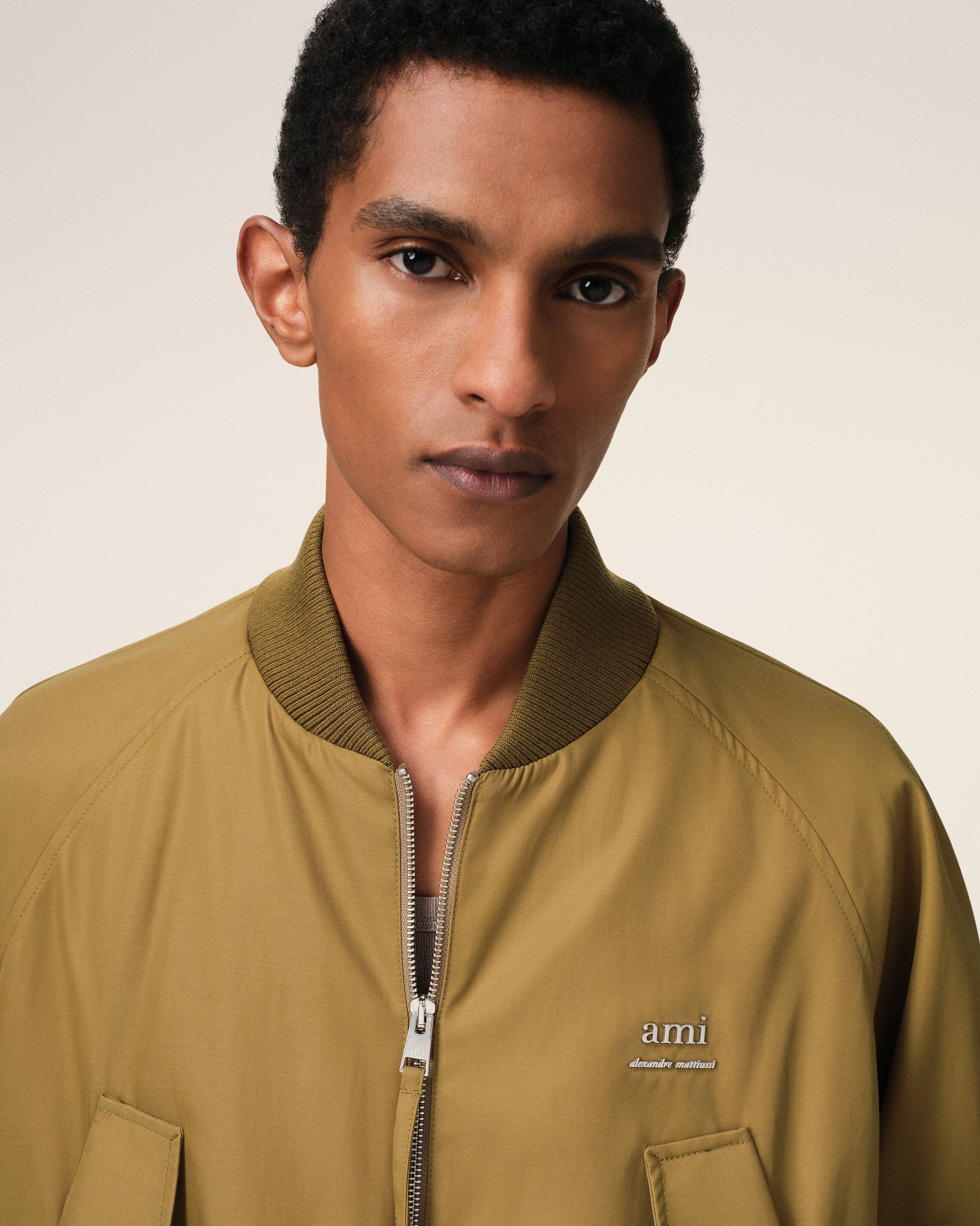 MUSTARD TWILL BOMBER - 4
