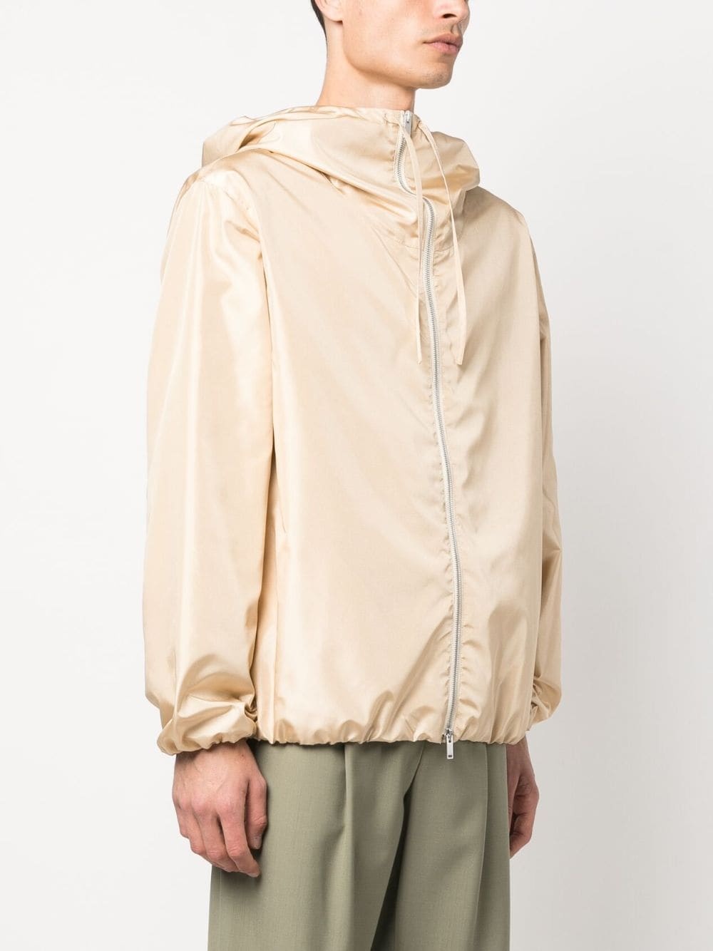 helmet-detail hooded jacket - 4