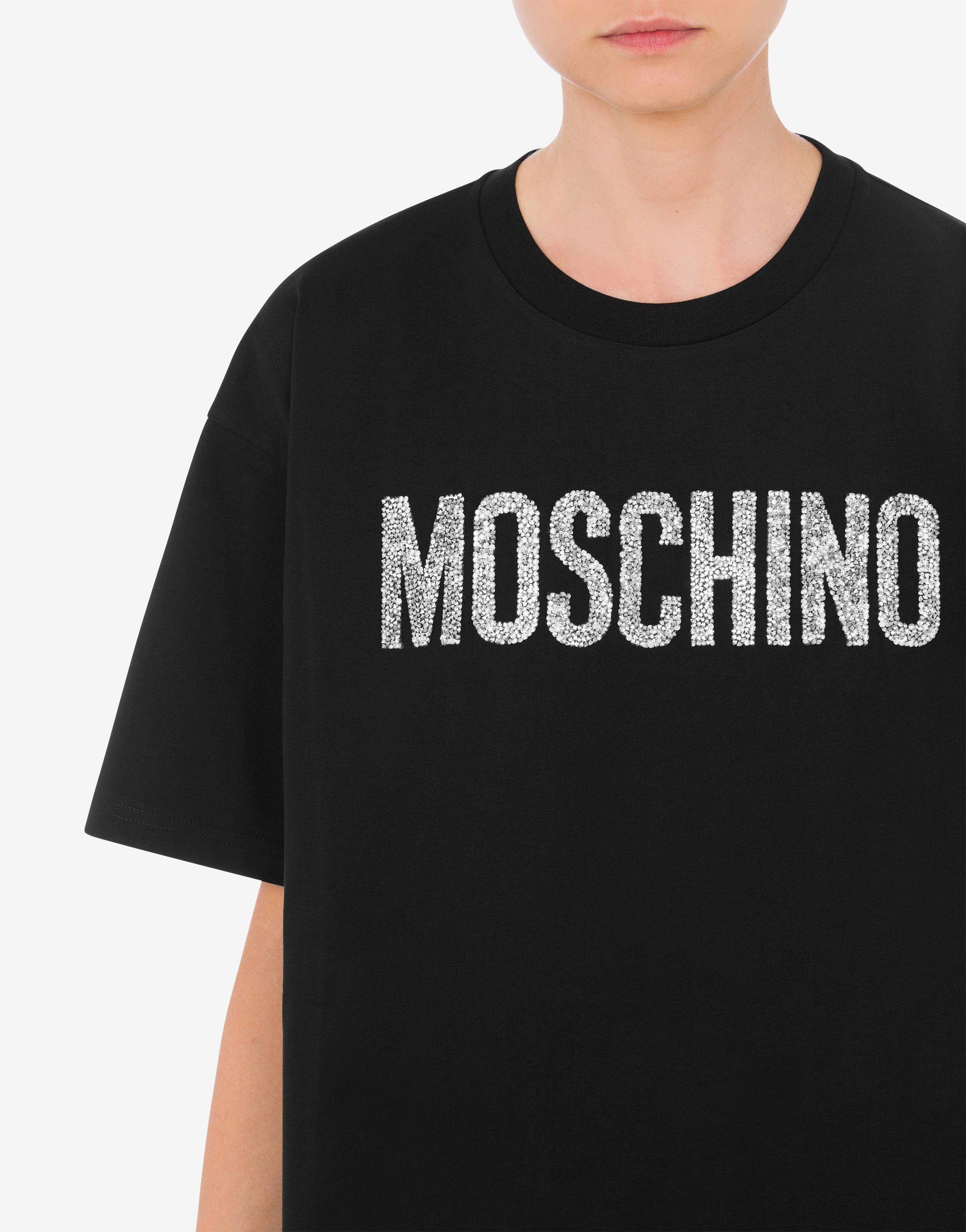 SHINY LOGO ORGANIC JERSEY T-SHIRT - 4