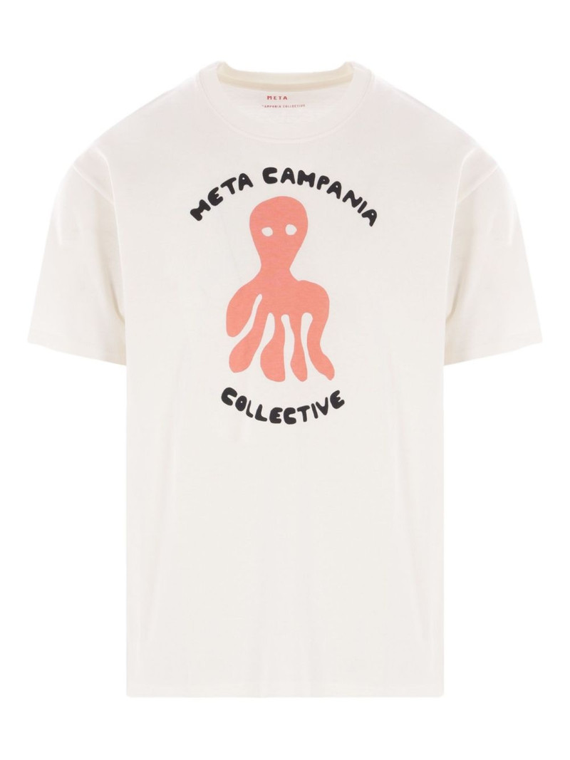 Peter octopus-print cotton T-shirt 1