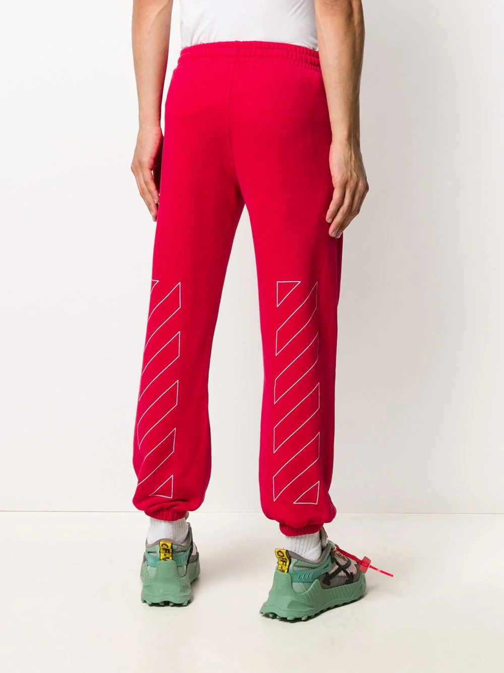 embroidered logo track pants - 4