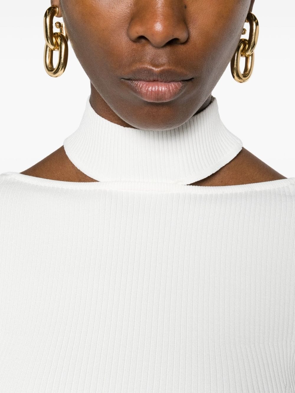 Brianna ribbed T-shirt - 5