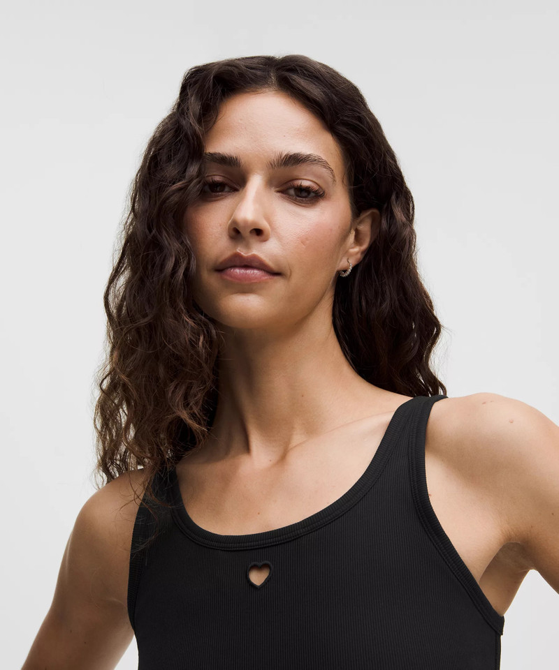 Nulu Ribbed Scoopneck Bra Light Support, B/C Cup *Heart 4