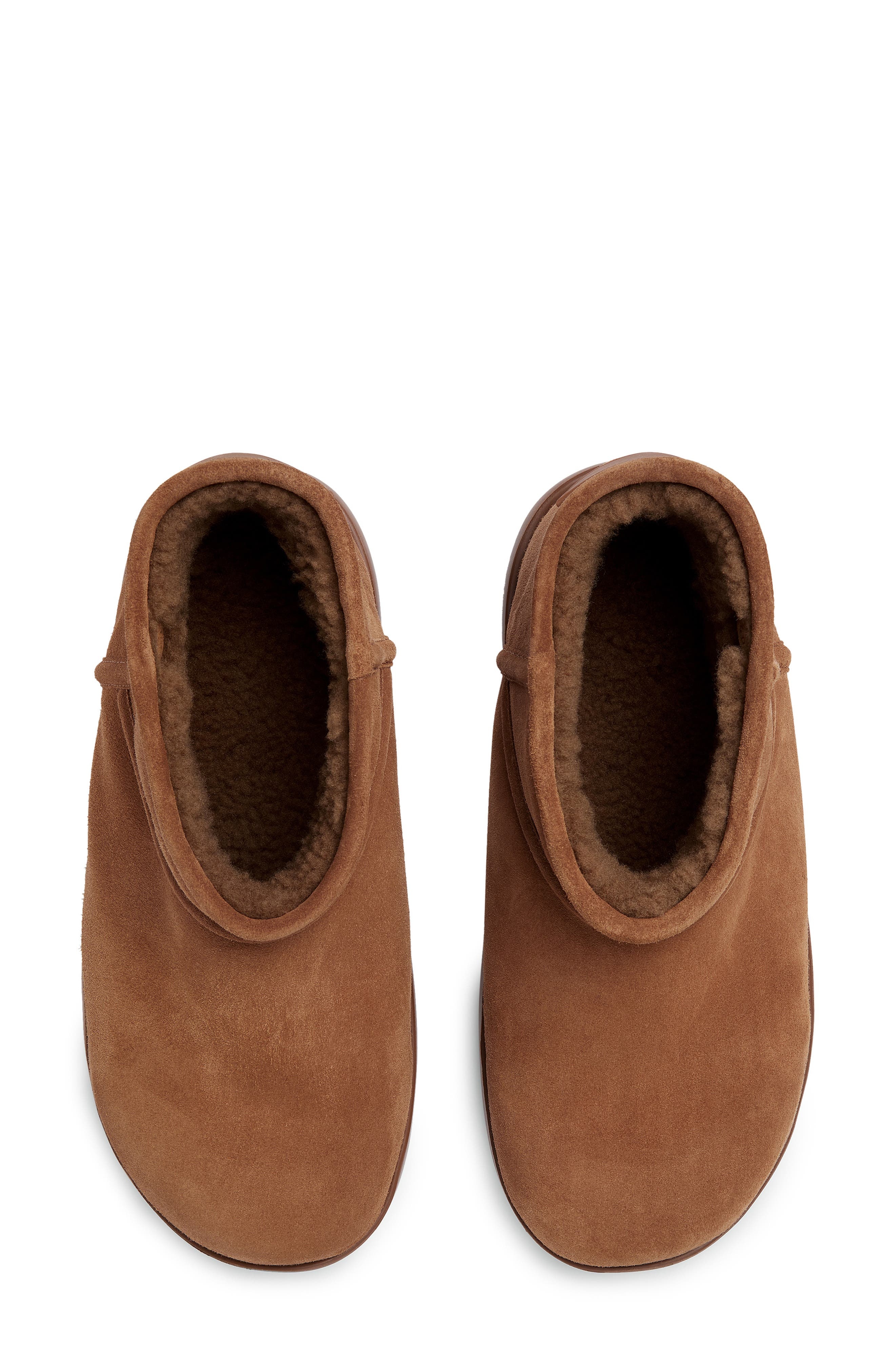 Bottega Veneta Snap Genuine Shearling Bootie in Caramel at Nordstrom - 3