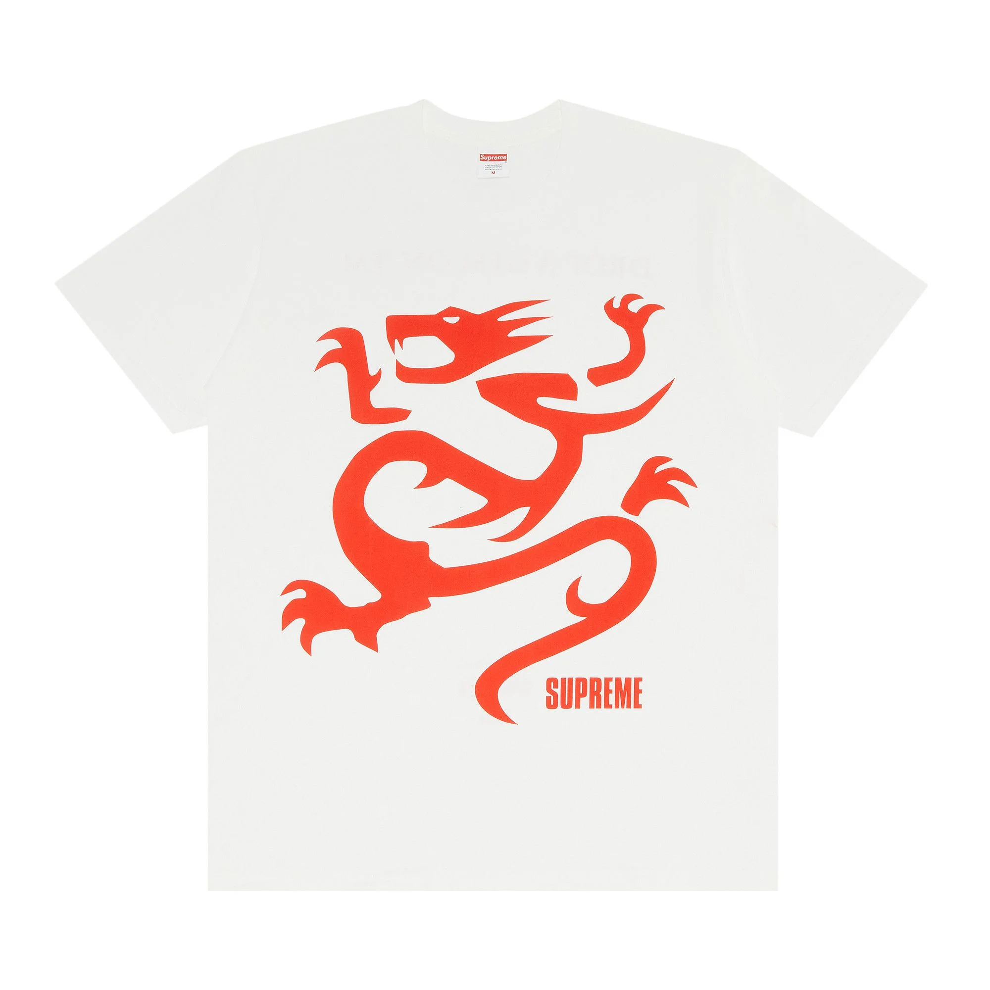Supreme Mobb Deep Dragon Tee 'White' - 1