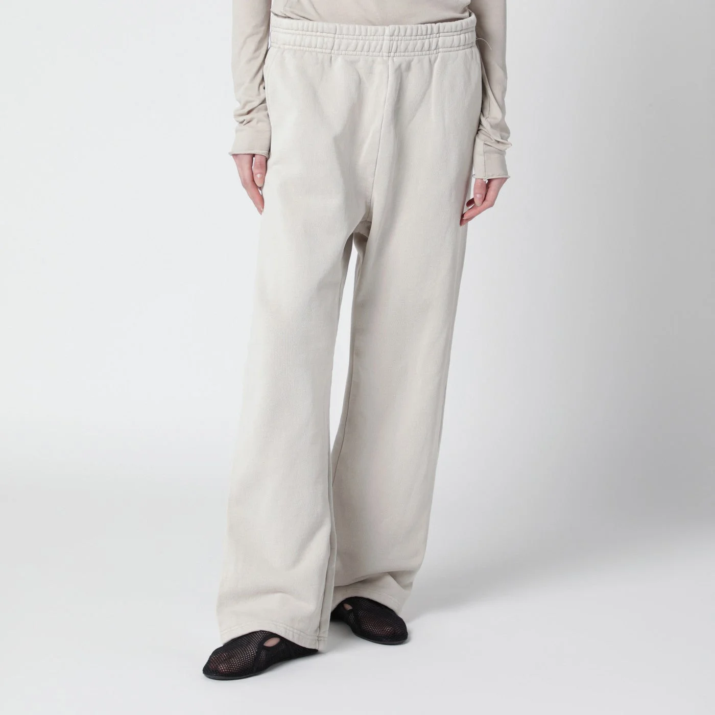 Vintage white jogging pants - 1