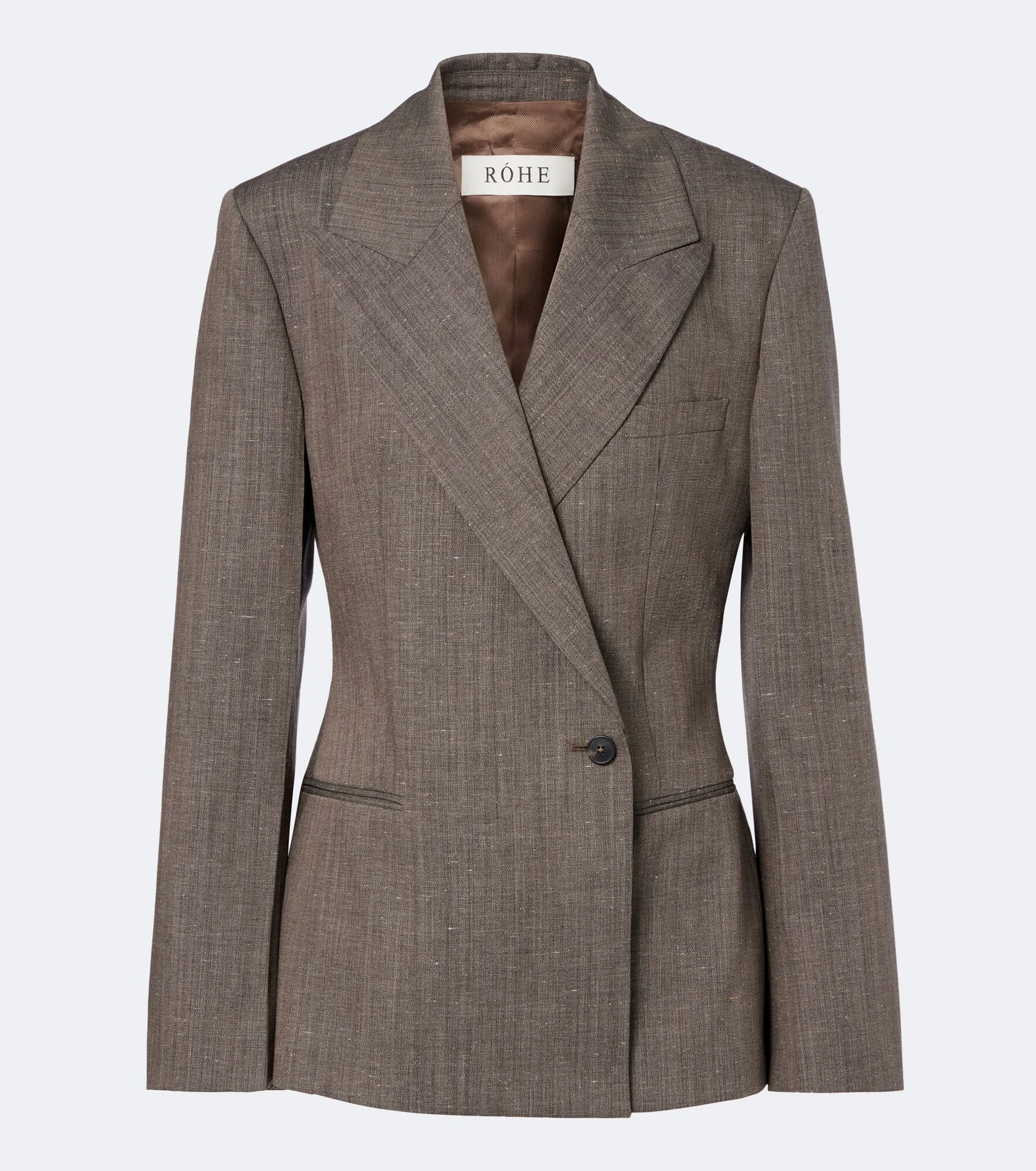 Wool-blend blazer - 1