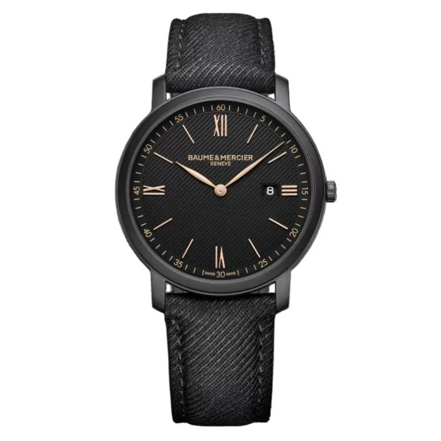 Baume et Mercier Classima Quartz Black Dial Men's Watch M0A10762 - 1