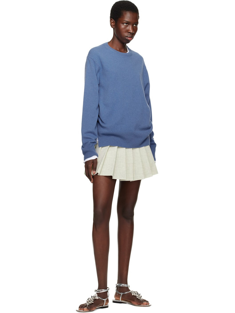 MACH & MACH Silver Puffy Heart Mirror Leather Thong Sandals outlook