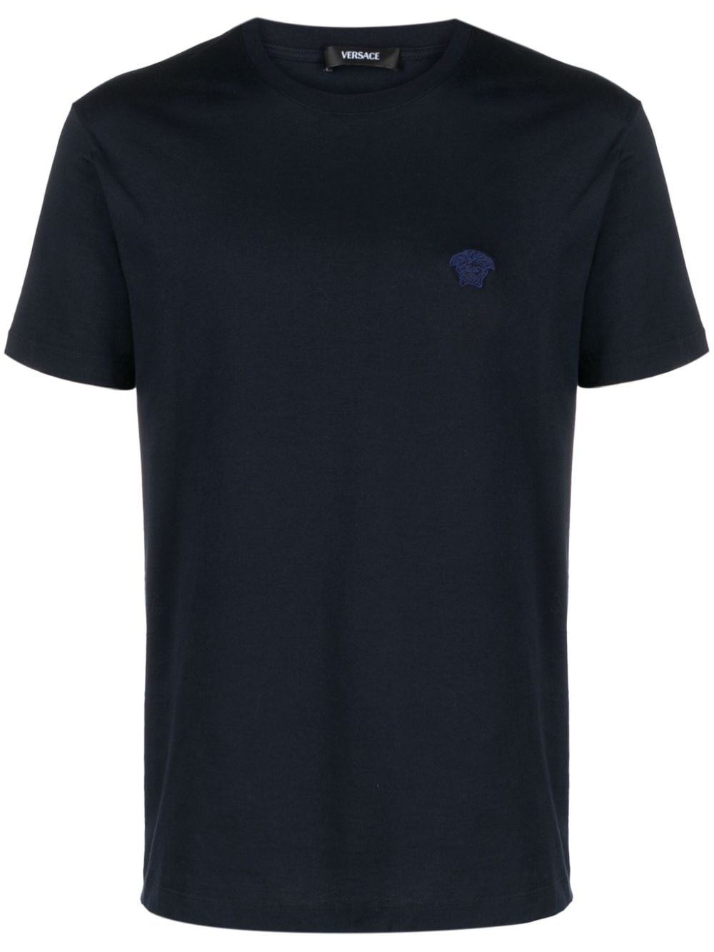 Medusa Head-embroidered cotton T-shirt - 1