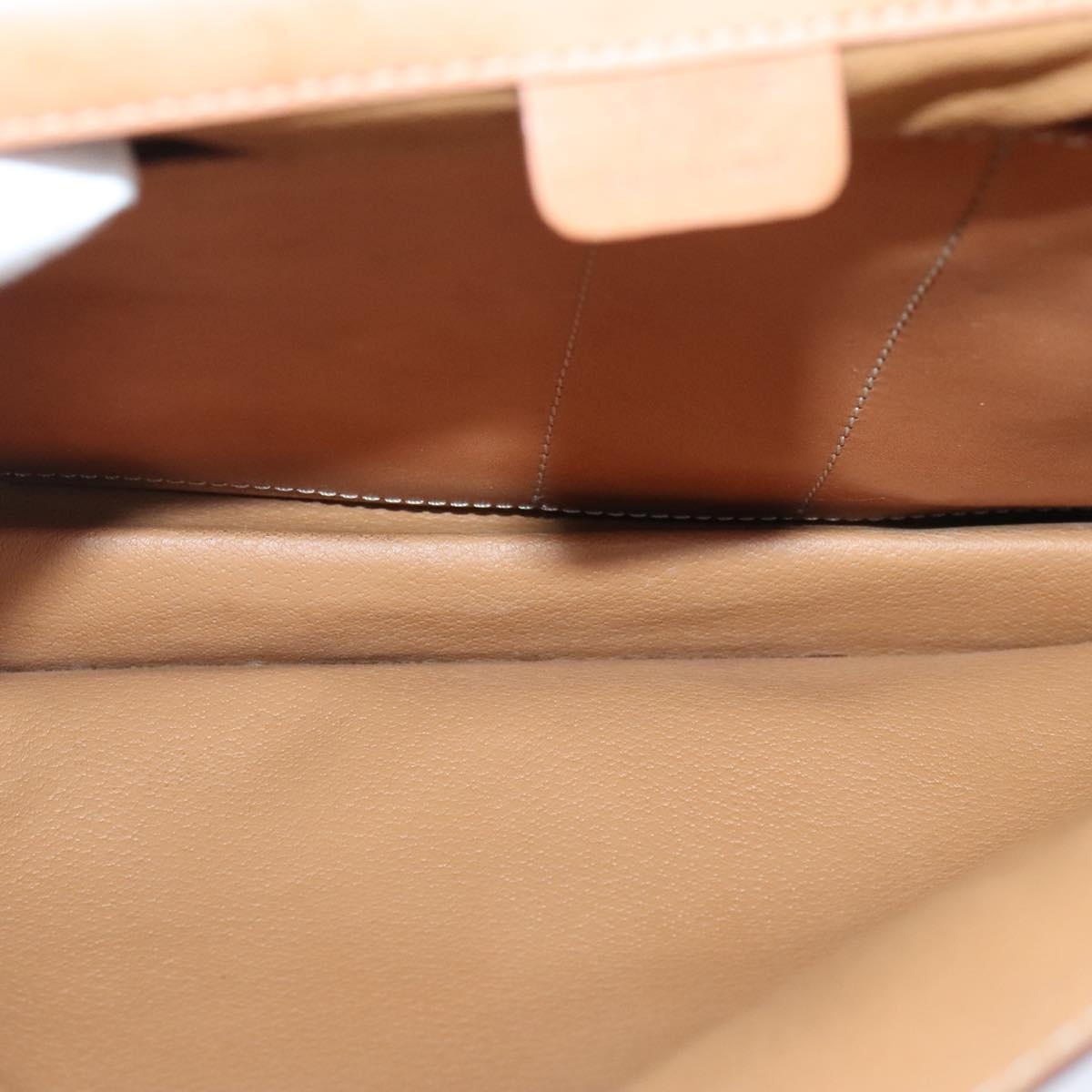 CELINE Macadam Canvas Business Bag Pvc Leather Brown Gold - 11