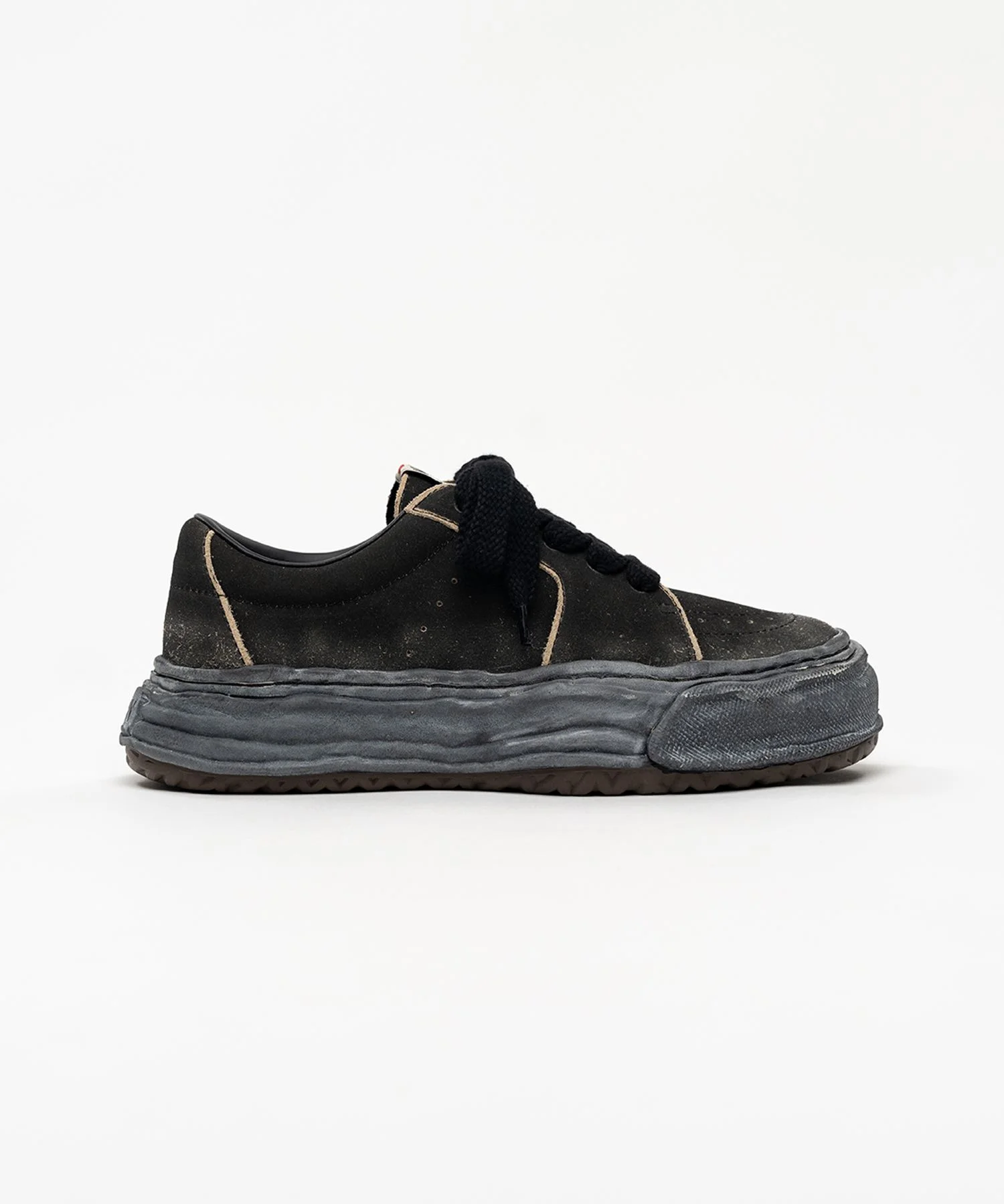 "ERIC" OG Sole Overdyed Suede Low-top Sneakers - 1