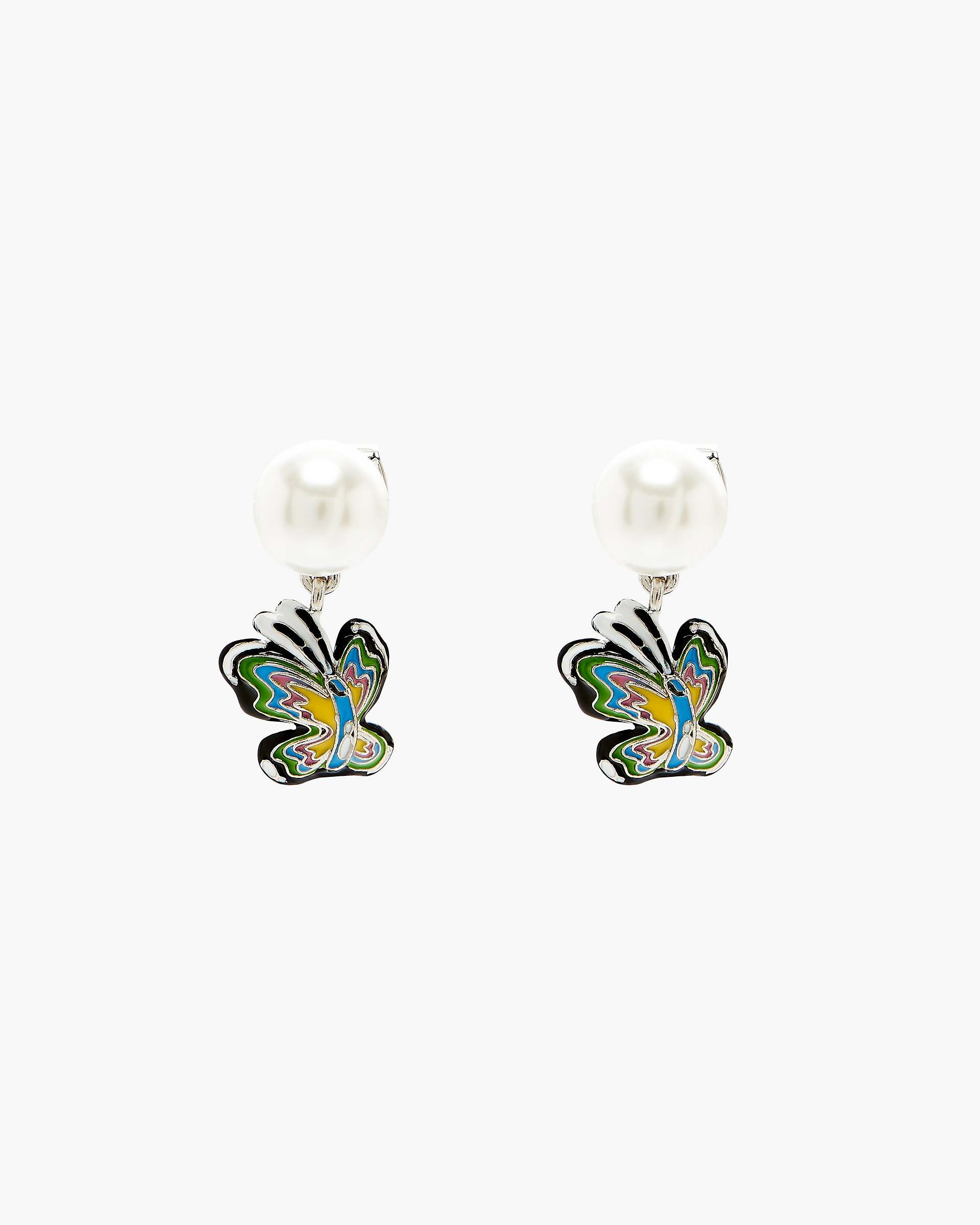 HATTIE STEWART X MARC JACOBS BUTTERFLY PEARL EARRINGS - 4