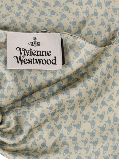 Vivienne Westwood Hilma Orb silk scrunchie outlook