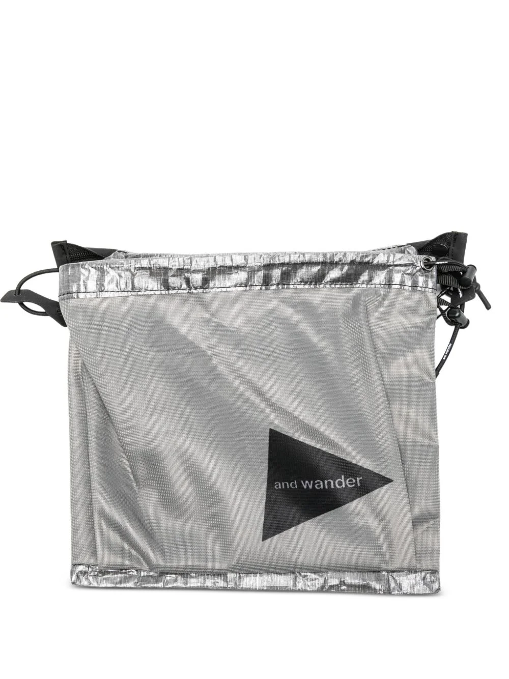 logo-print shoulder bag - 1