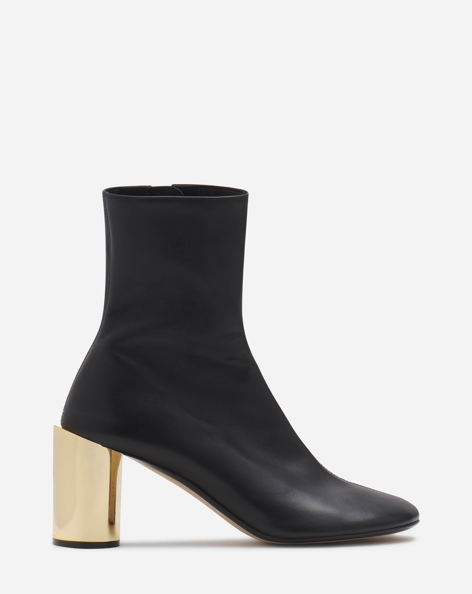 LEATHER SEQUENCE BY LANVIN CHUNKY HEELED BOOTS - 1