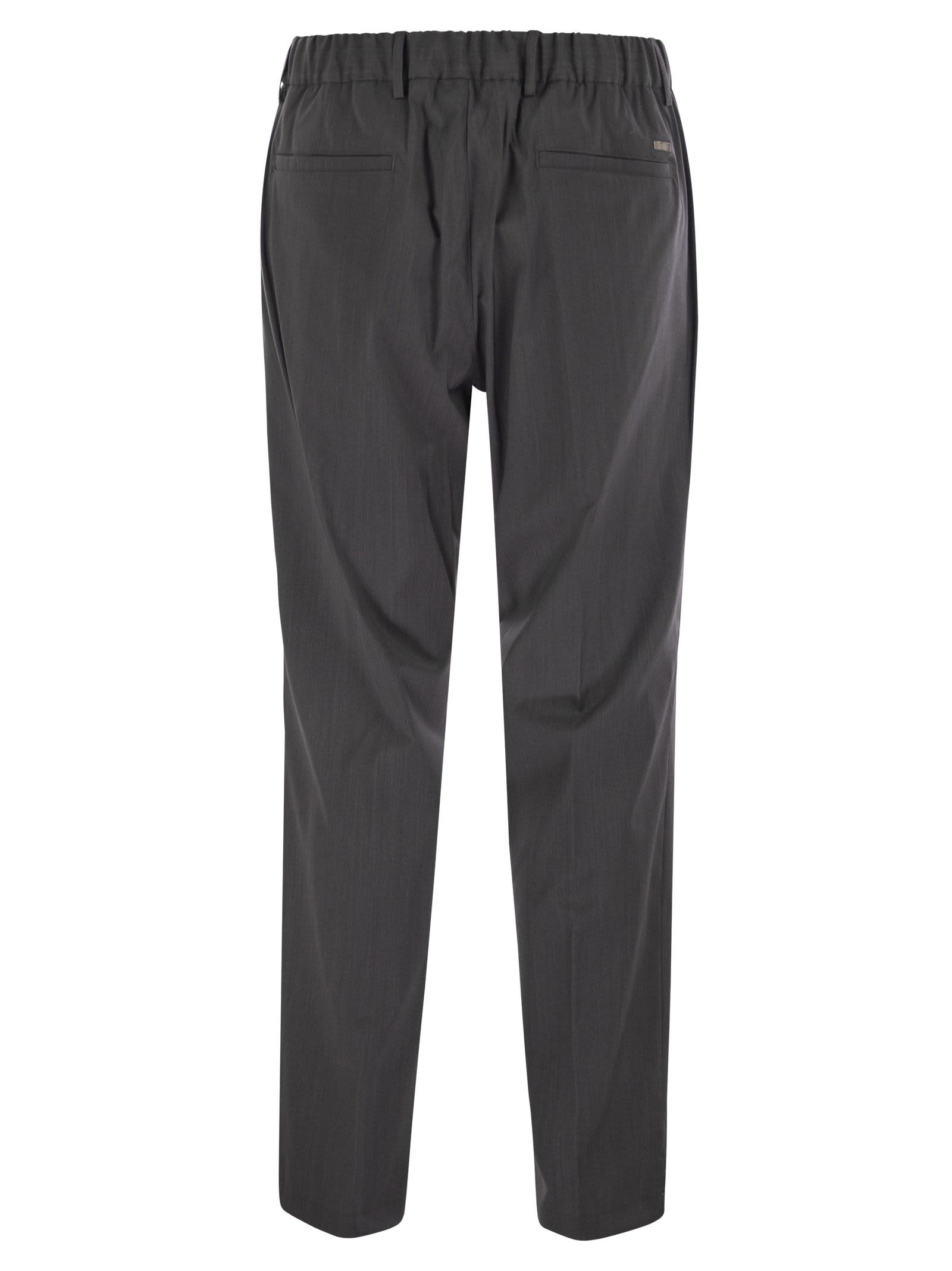 Herno Men Tech Wool Trousers - 2