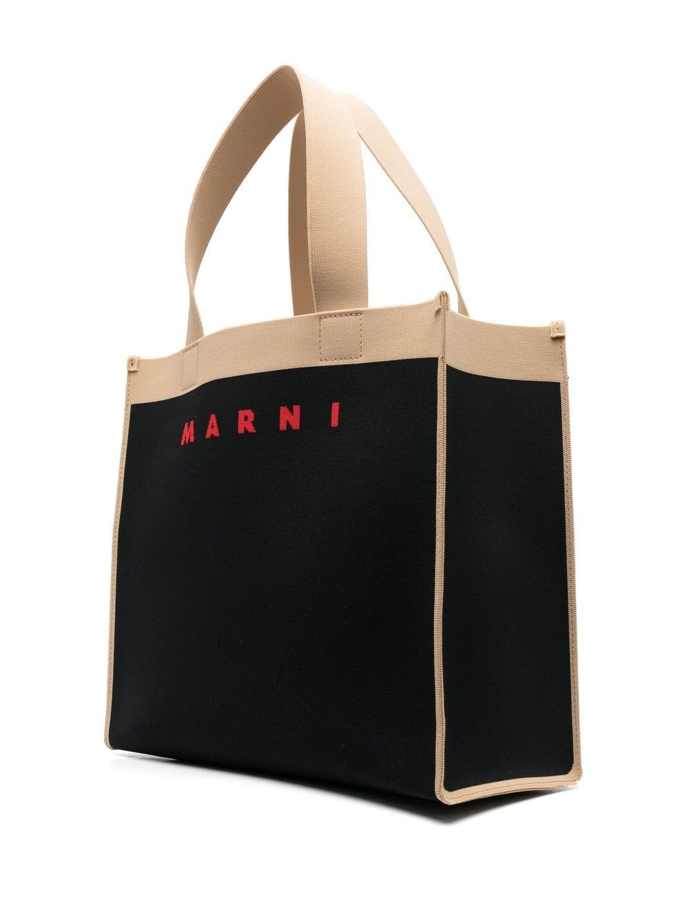 jacquard shopping tote - 3