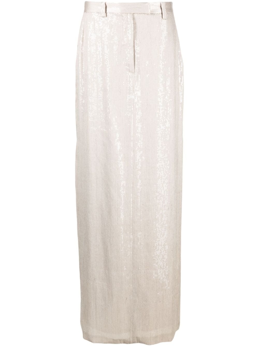 Brunello Cucinelli sequin embellishment maxi skirt farfetch