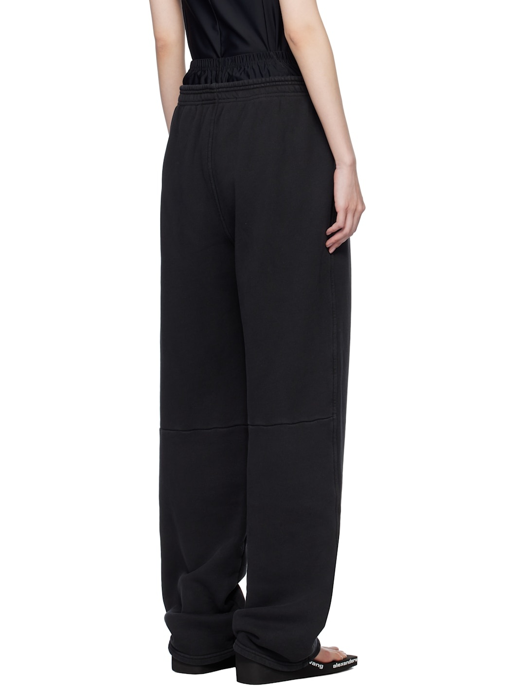 Black Pre-Styled Boxer Brief Sweatpants - 3