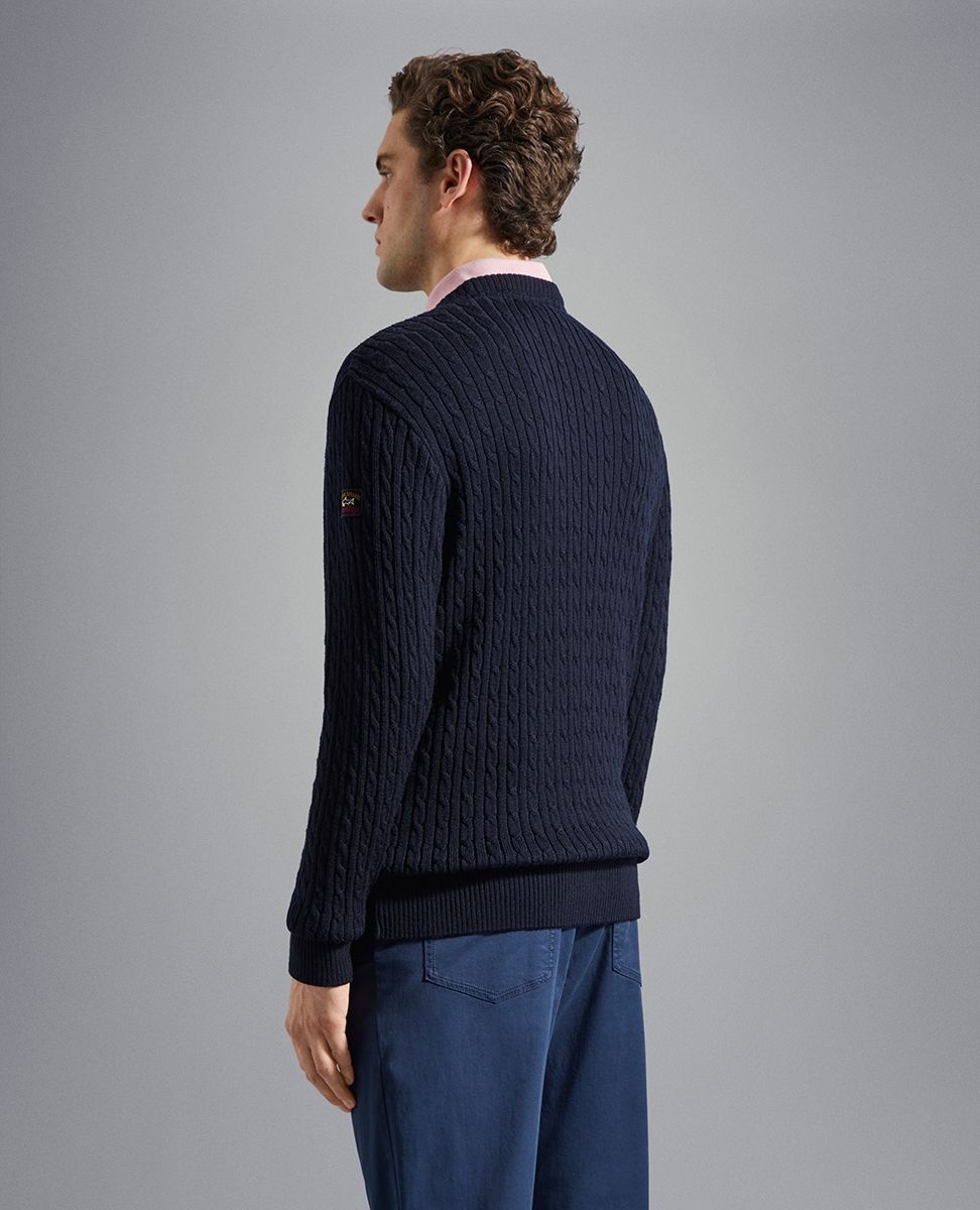 Bretagne wool cable-knit - 4