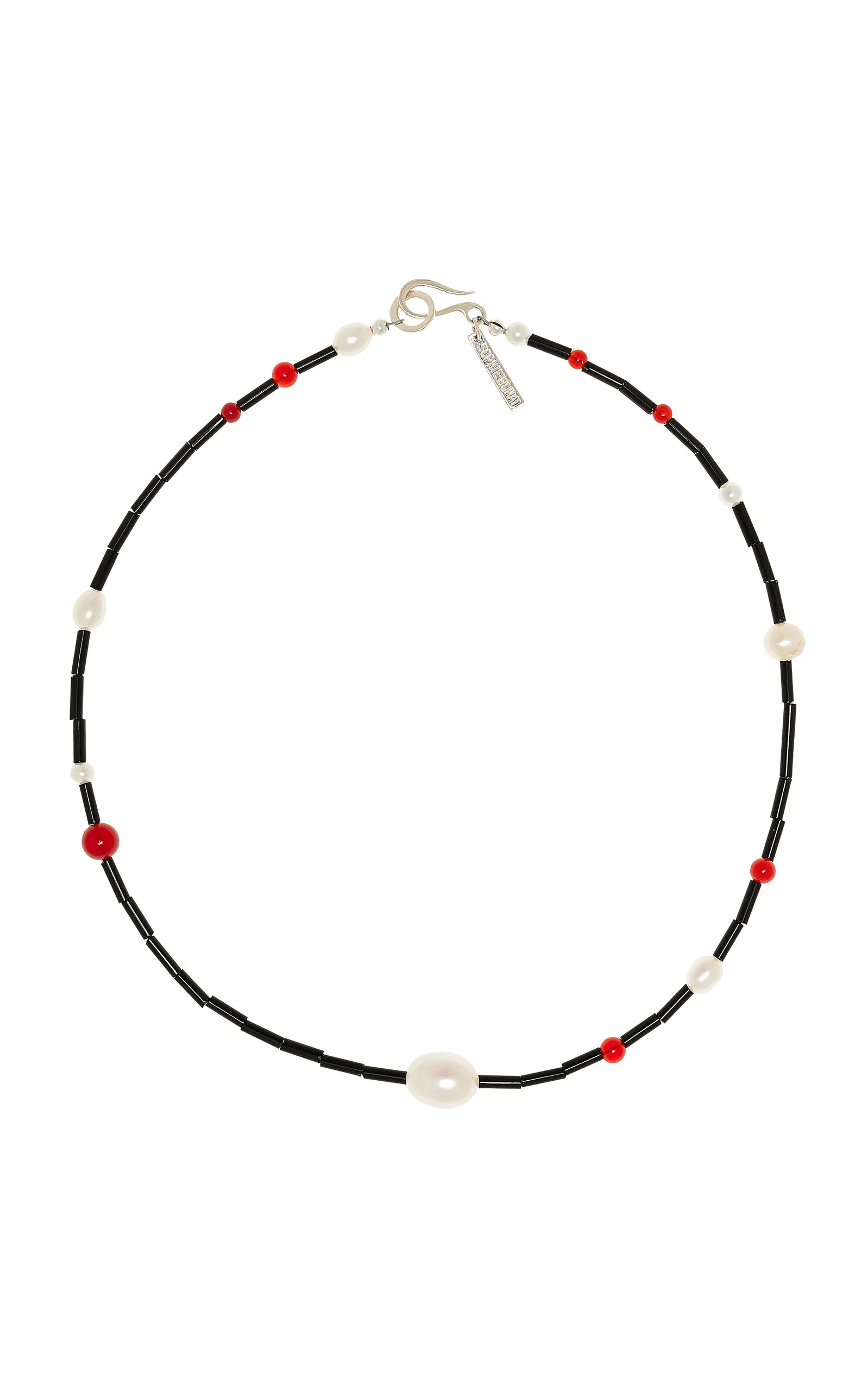 Celestial Sterling Silver Multi-Stone Necklace - 1