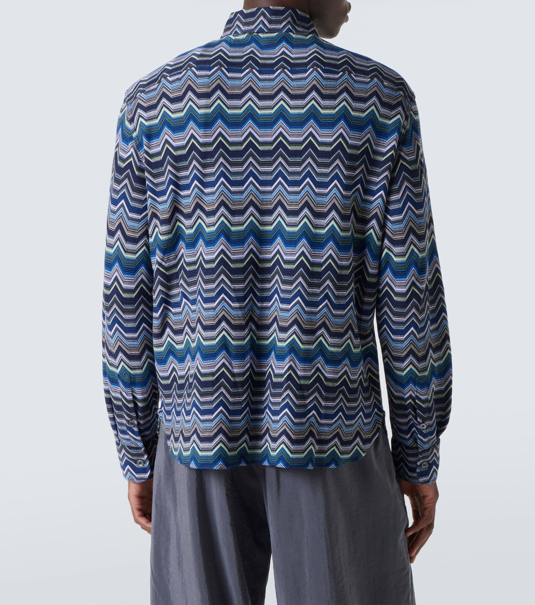 Zigzag cotton shirt - 4