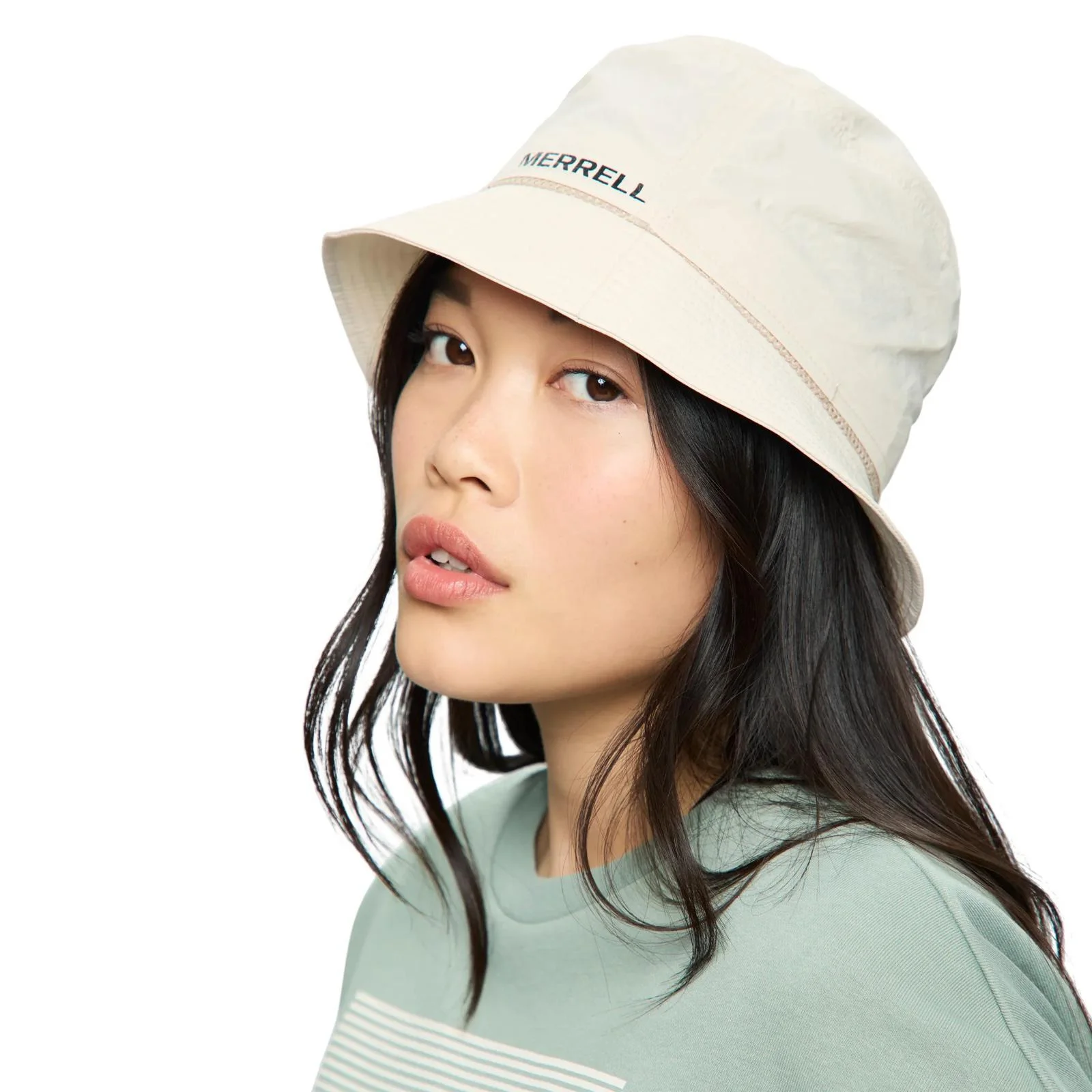 Linear Logo Bucket Cap - 1