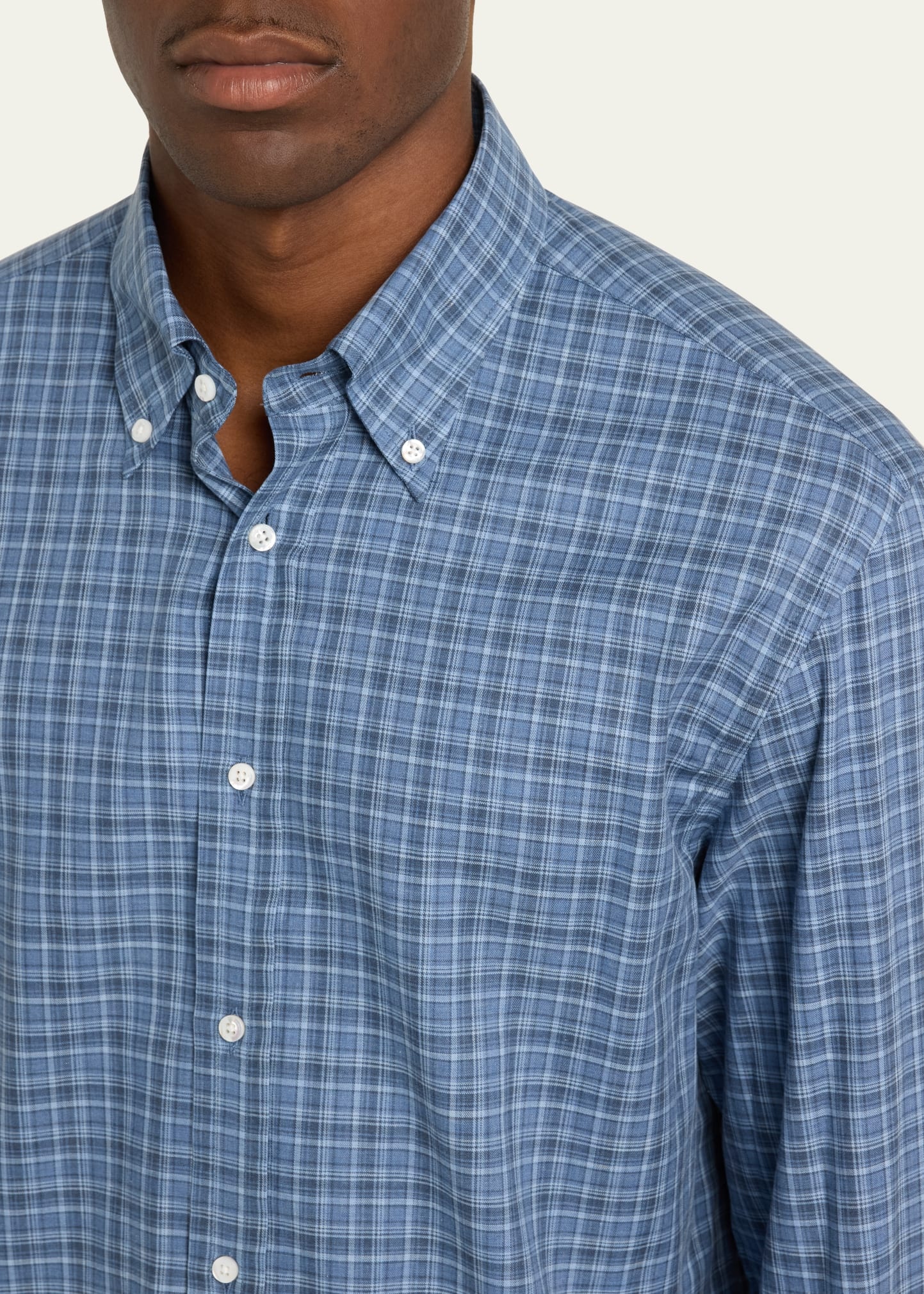 Men's Plaid Flannel Shirt - 5