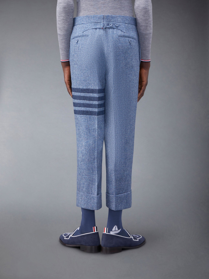 Thom Browne Donegal Tweed Low Rise 4-Bar Backstrap Trouser outlook