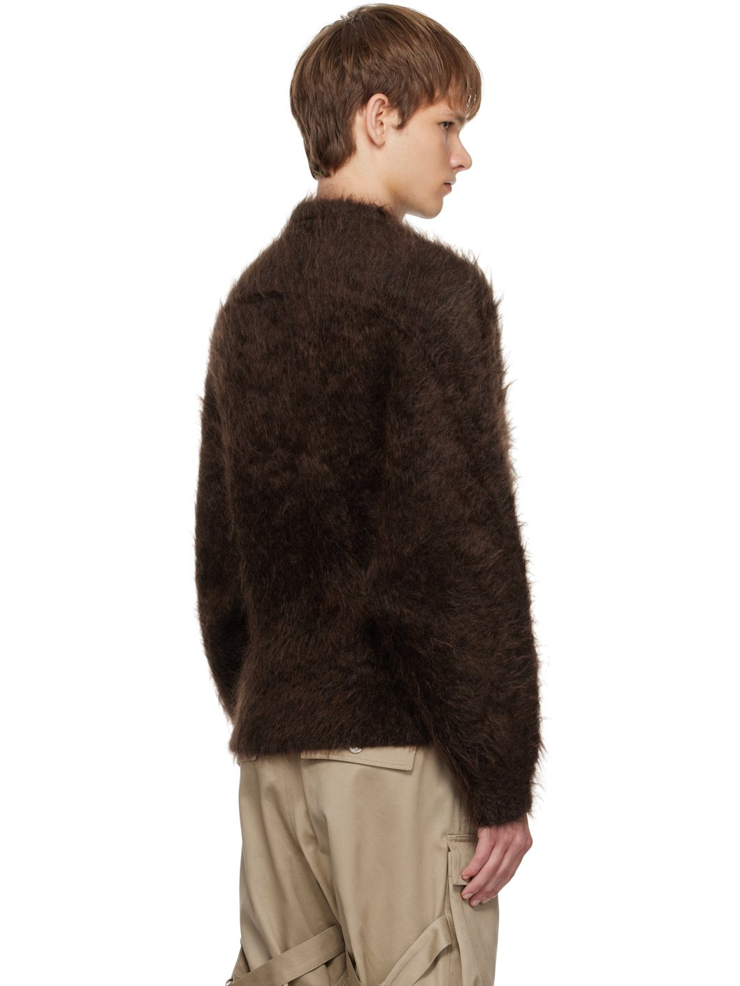 Brown Mohair Sweater - 3