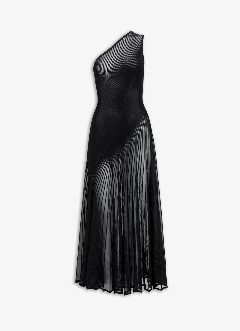 Alaa ASYMMETRICAL TWISTED DRESS - AA9R23965M687-995 | REVERSIBLE