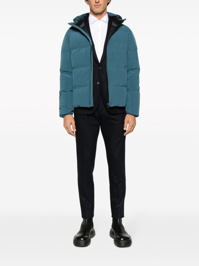 Herno zip-up goose down jacket outlook