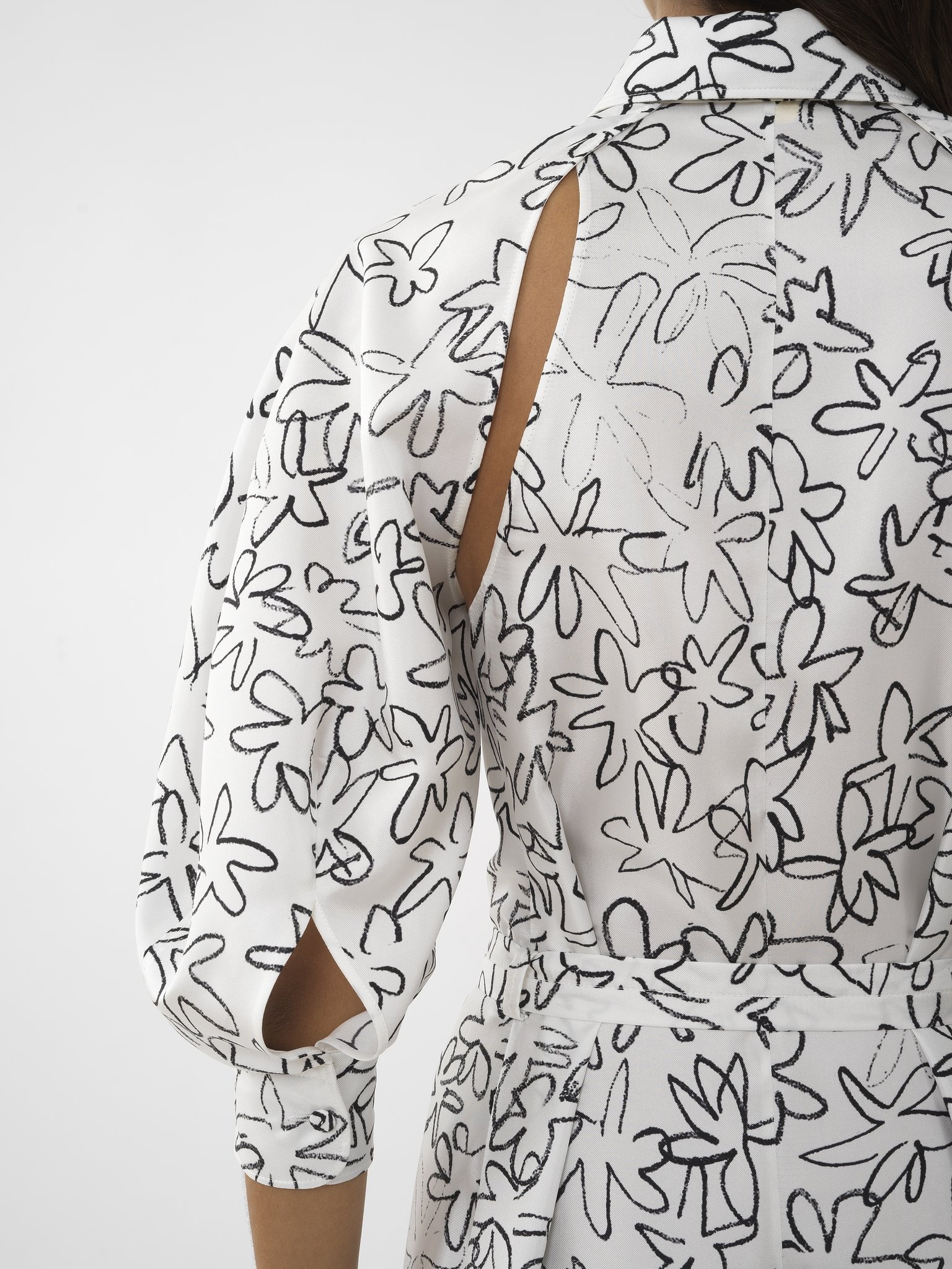 CUT-OUT SHIRT DRESS - 7