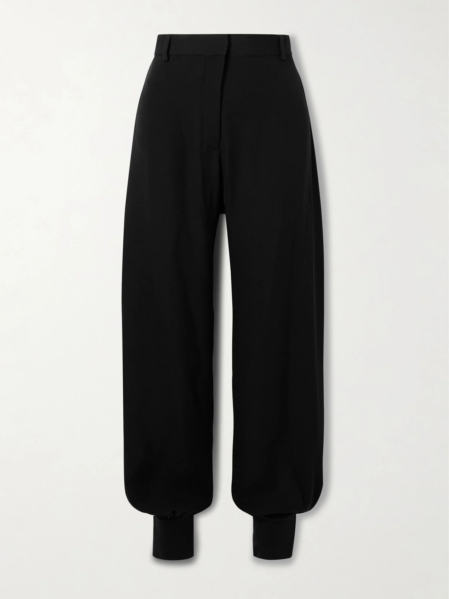 Audley silk-cady tapered pants Black - 1