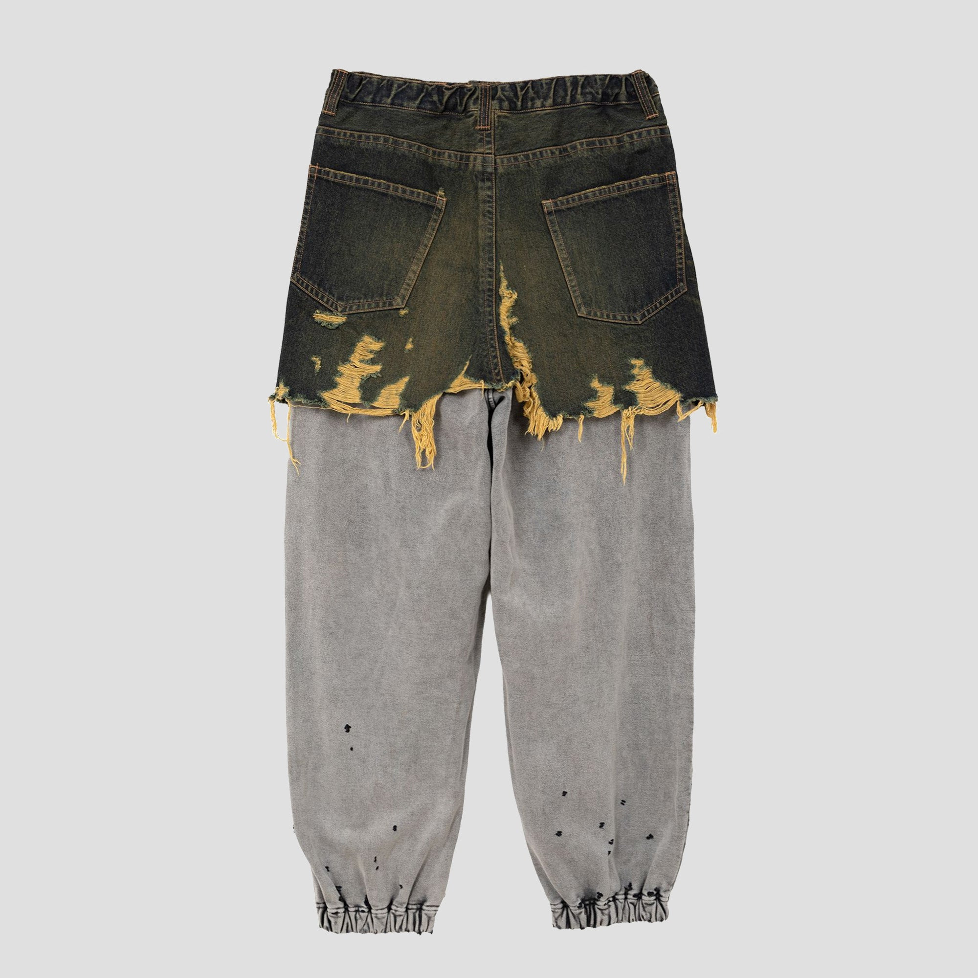 WAIST LAYERED JEANS - 4