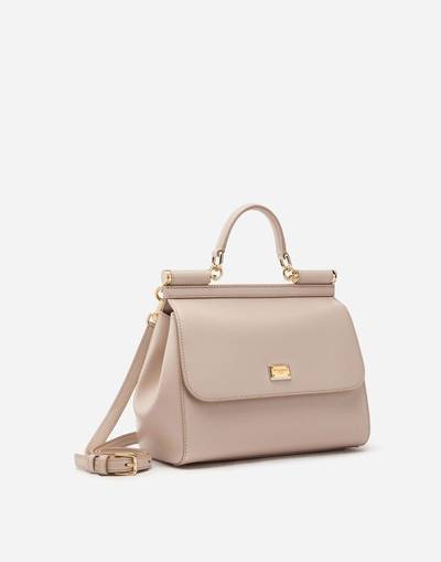 Dolce & Gabbana Medium Sicily handbag in dauphine leather outlook